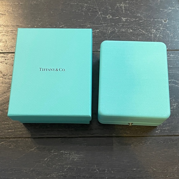 Tiffany & Co Empty Blue necklace jewelry Box+Outer Box+Shopping Bag - Picture 3 of 8
